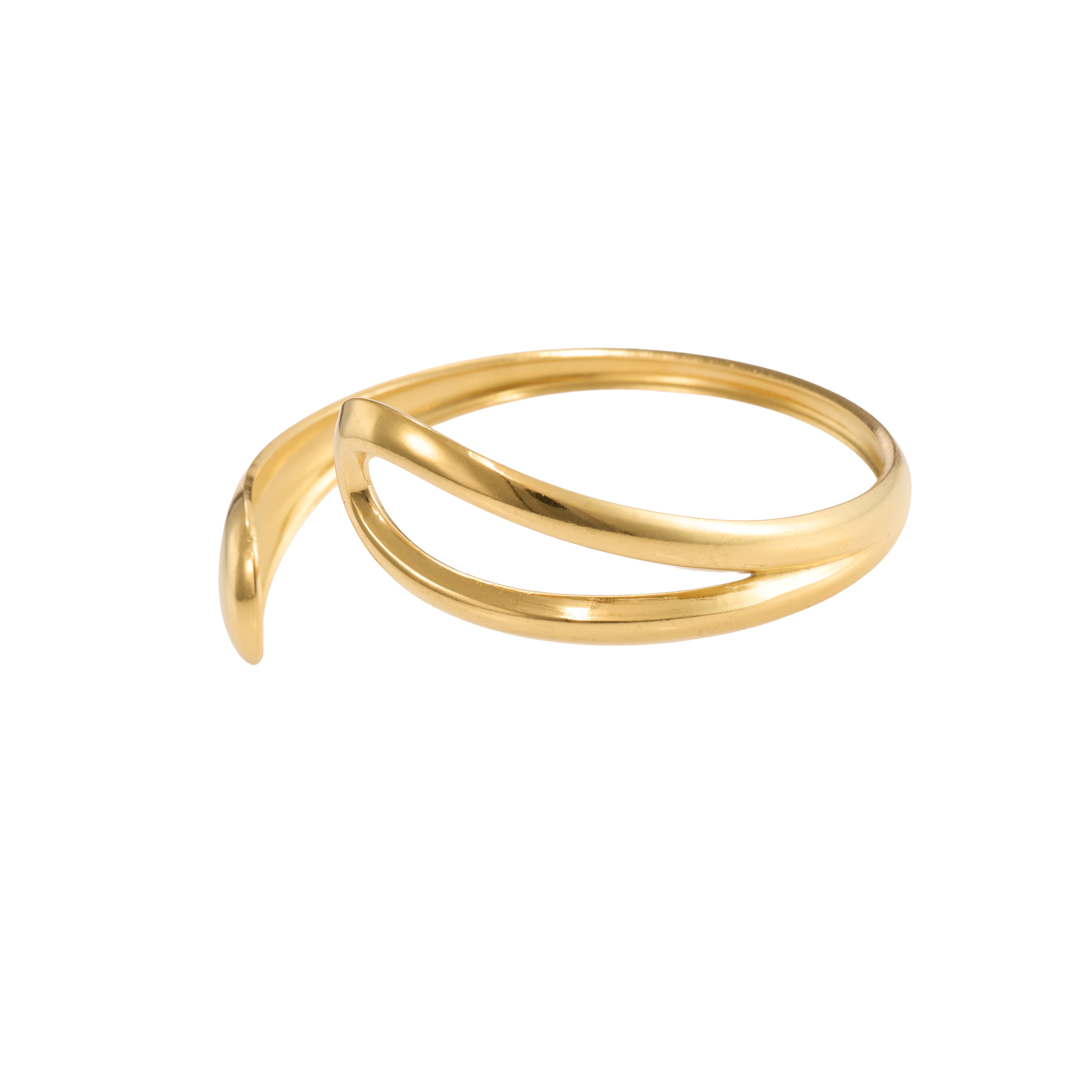 Hammered Texture Open Bracelet