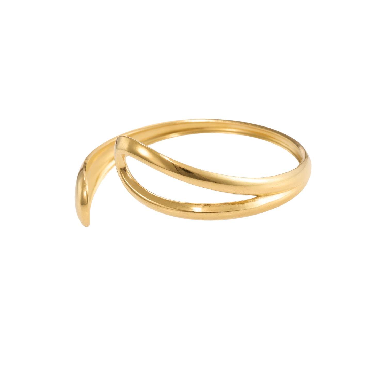 Hammered Texture Open Bracelet