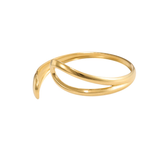 Hammered Texture Open Bracelet