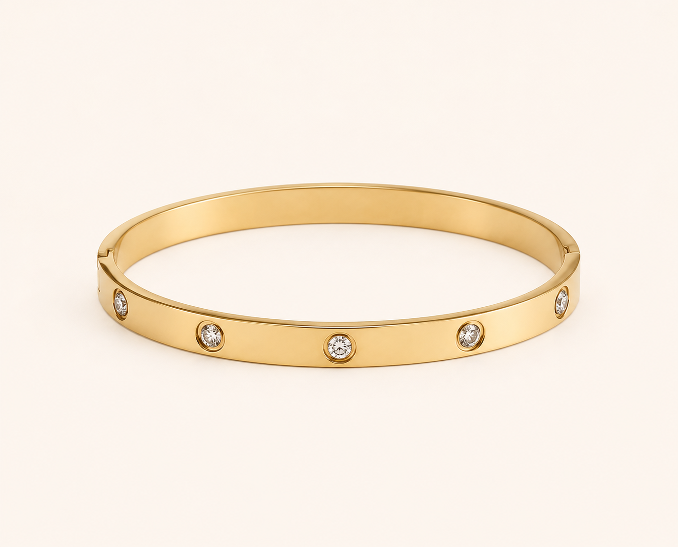Star & Heart Vintage Bangle