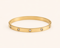 Star & Heart Vintage Bangle