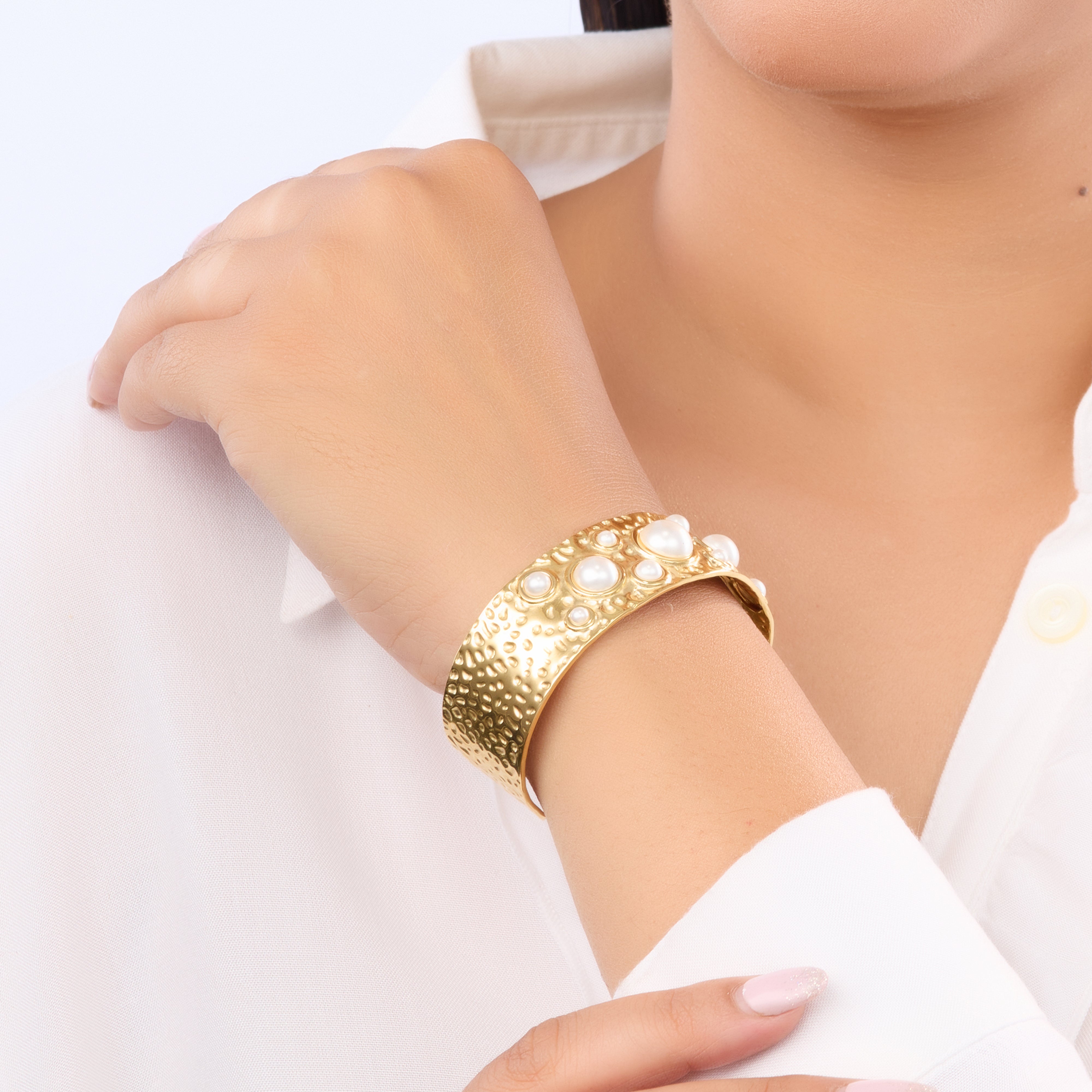 Heavy Metal Vintage Ring Bracelet
