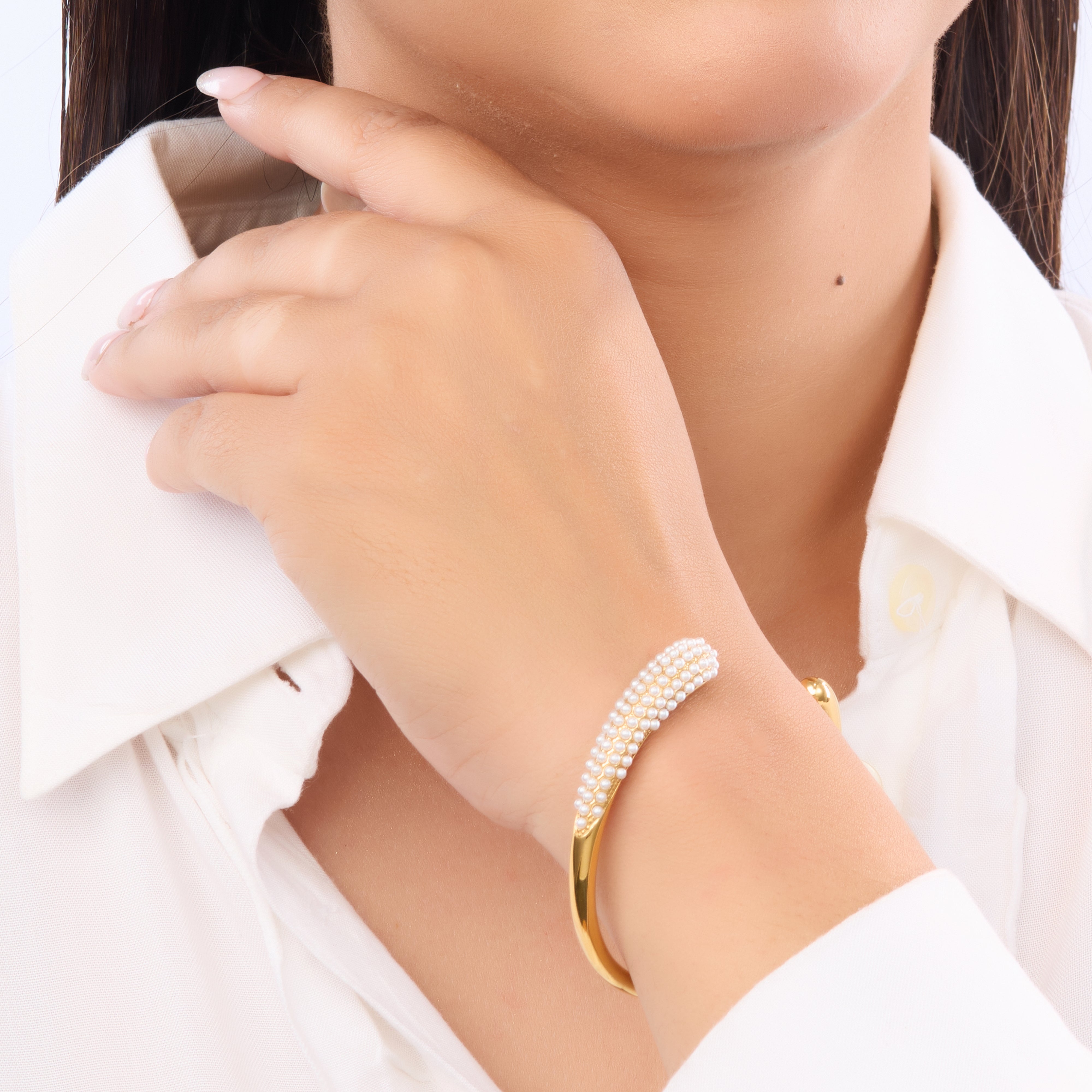 Crystal Circle Luxe Bangle