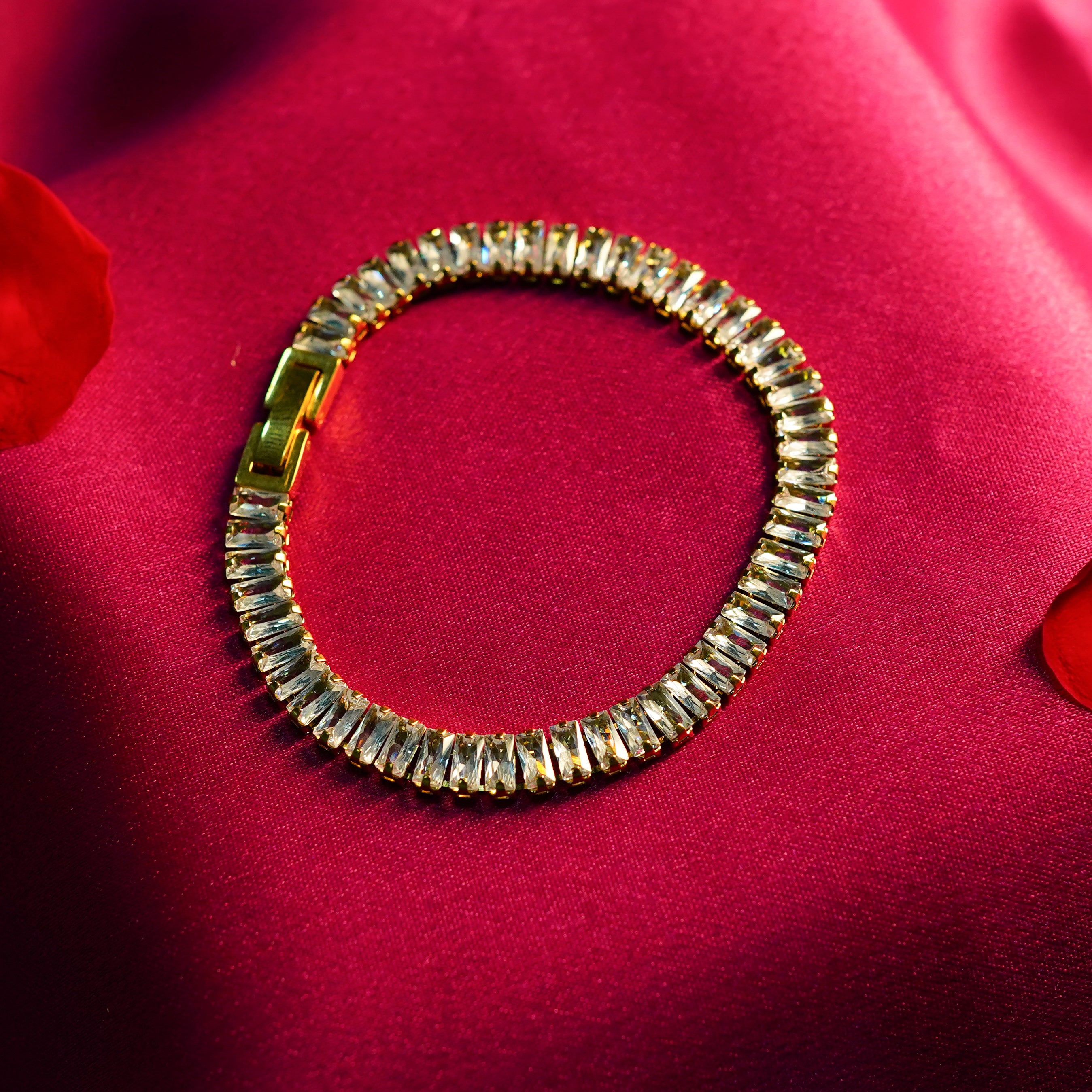 Crystal Line Bracelet