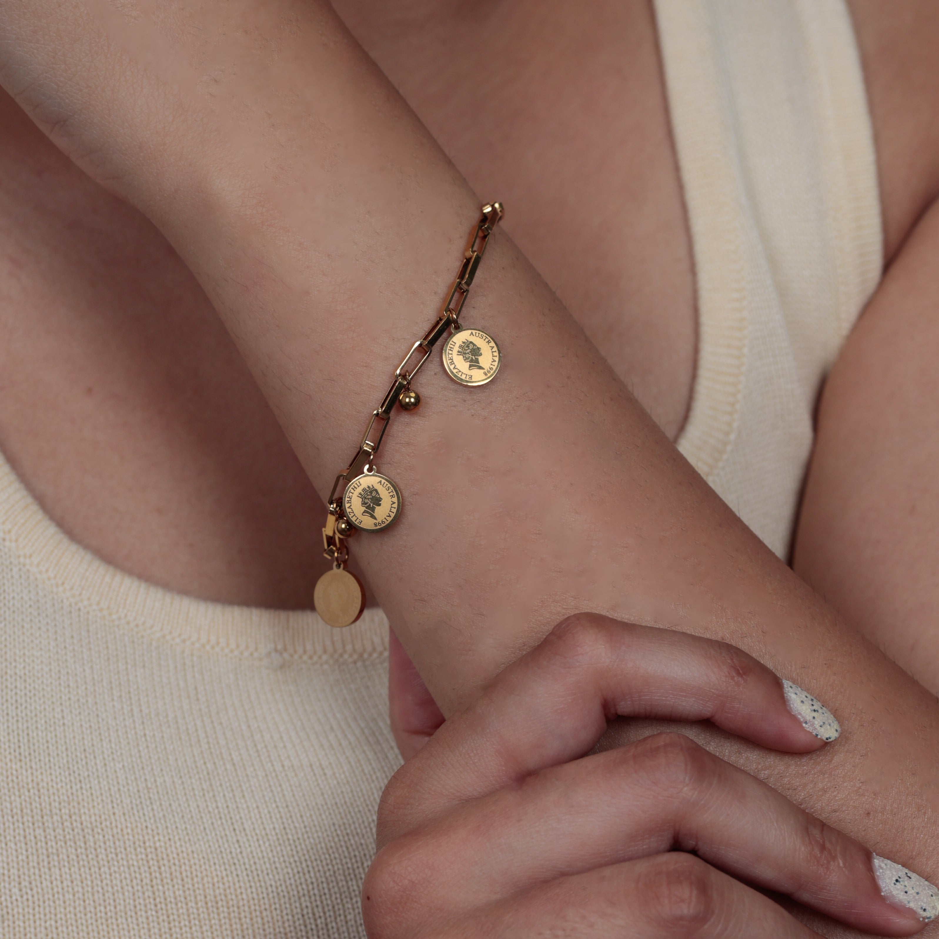 Gold Geometric Bracelet