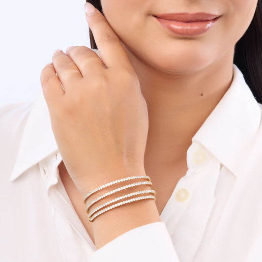 Crystal Wrap Spring Bracelet