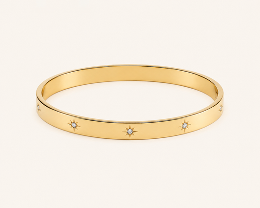 Retro Gold Bangle