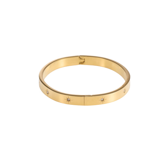 Retro Gold Bangle