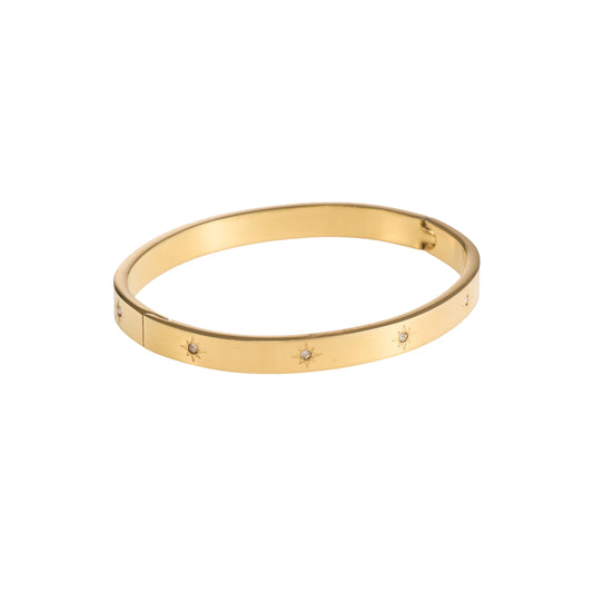 Retro Gold Bangle