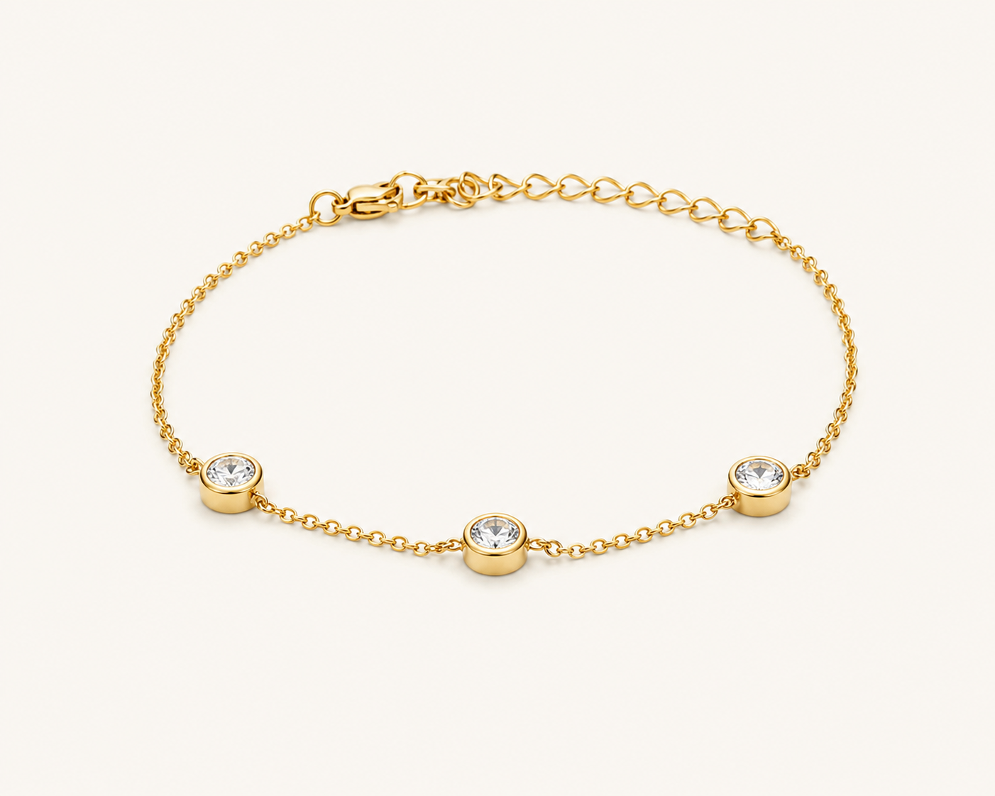 Heart Design Gold Bracelet
