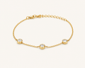 Heart Design Gold Bracelet