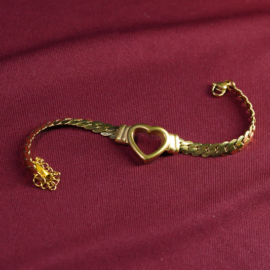 Heart Shape Gold Bracelet