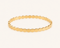 Hexagon Gold Bangle