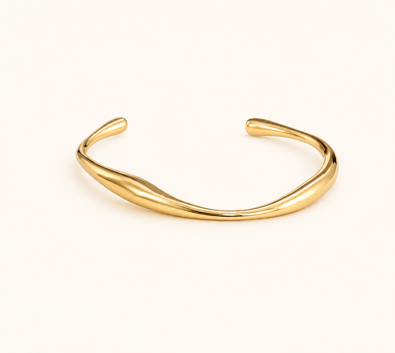 Modern Accent Gold Bracelet