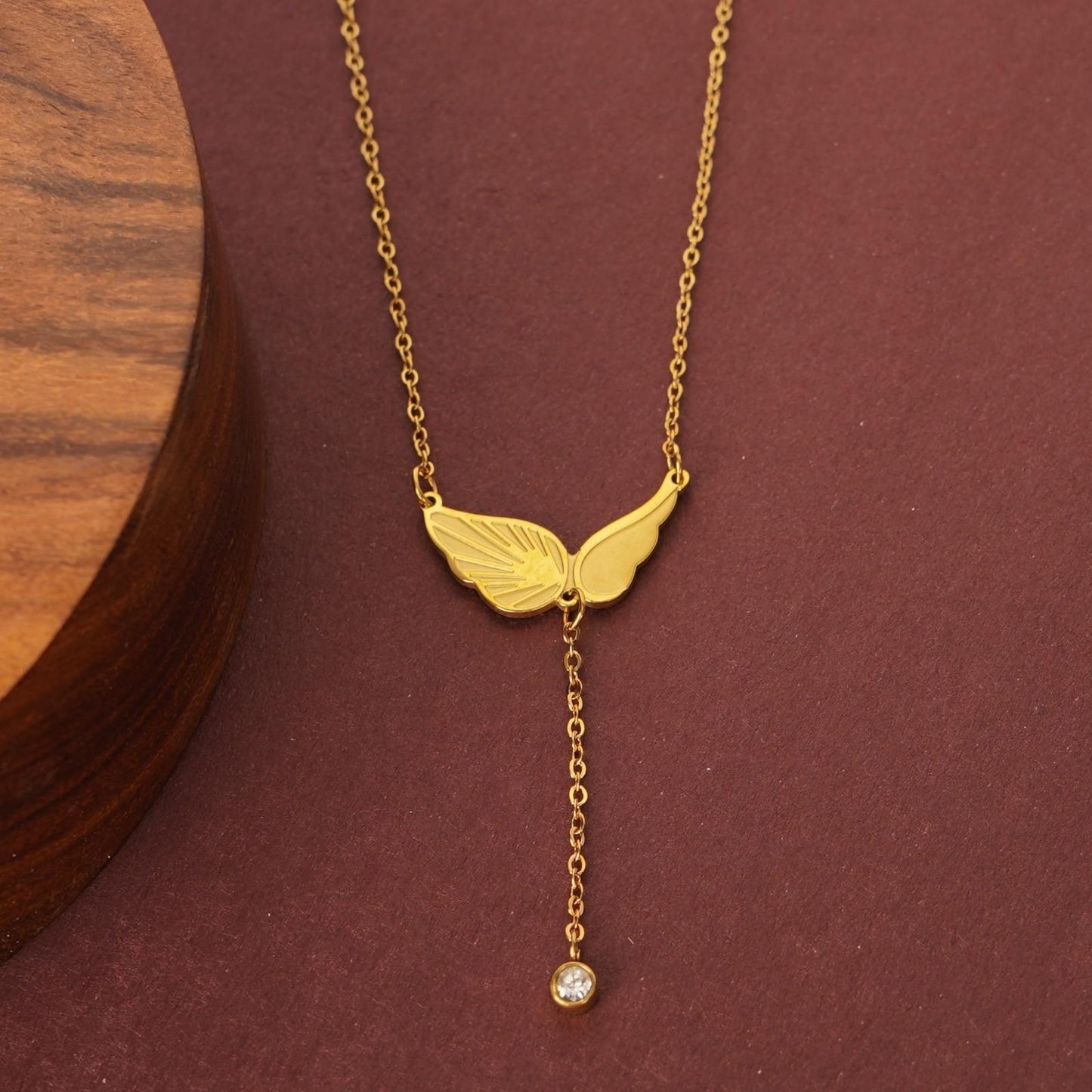 Rakhi Gift Hamper Golden Feather Wings