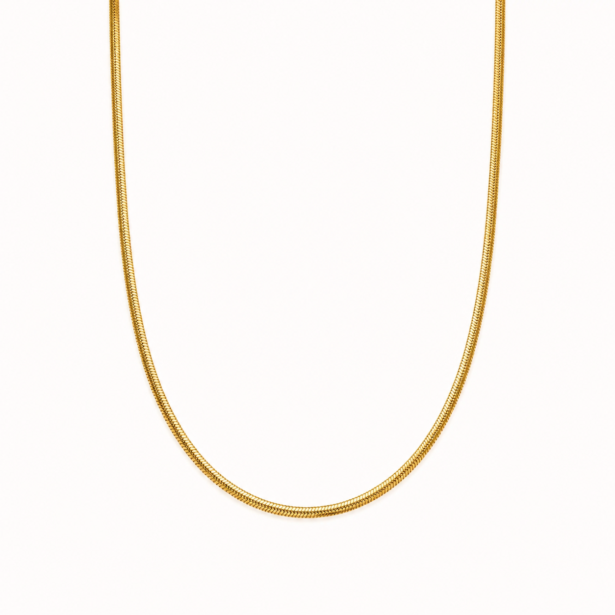 Solara Gold Layered Chain Necklace for Women – Waterproof 18K Gold Plated Jewelry