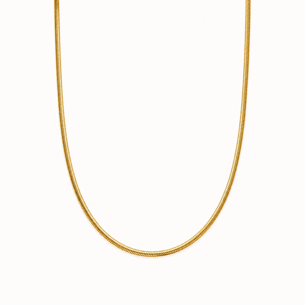 Solara Gold Layered Chain Necklace for Women – Waterproof 18K Gold Plated Jewelry