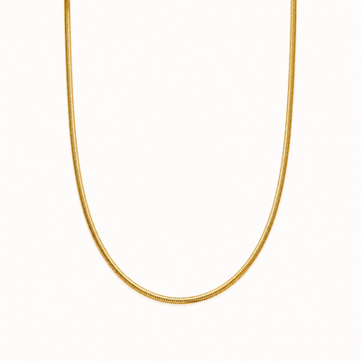 Solara Gold Layered Chain Necklace for Women – Waterproof 18K Gold Plated Jewelry