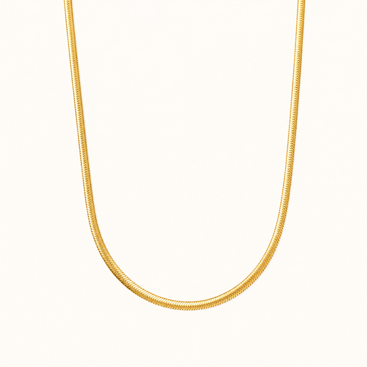 Solara Gold Layered Chain Necklace for Men's & Women