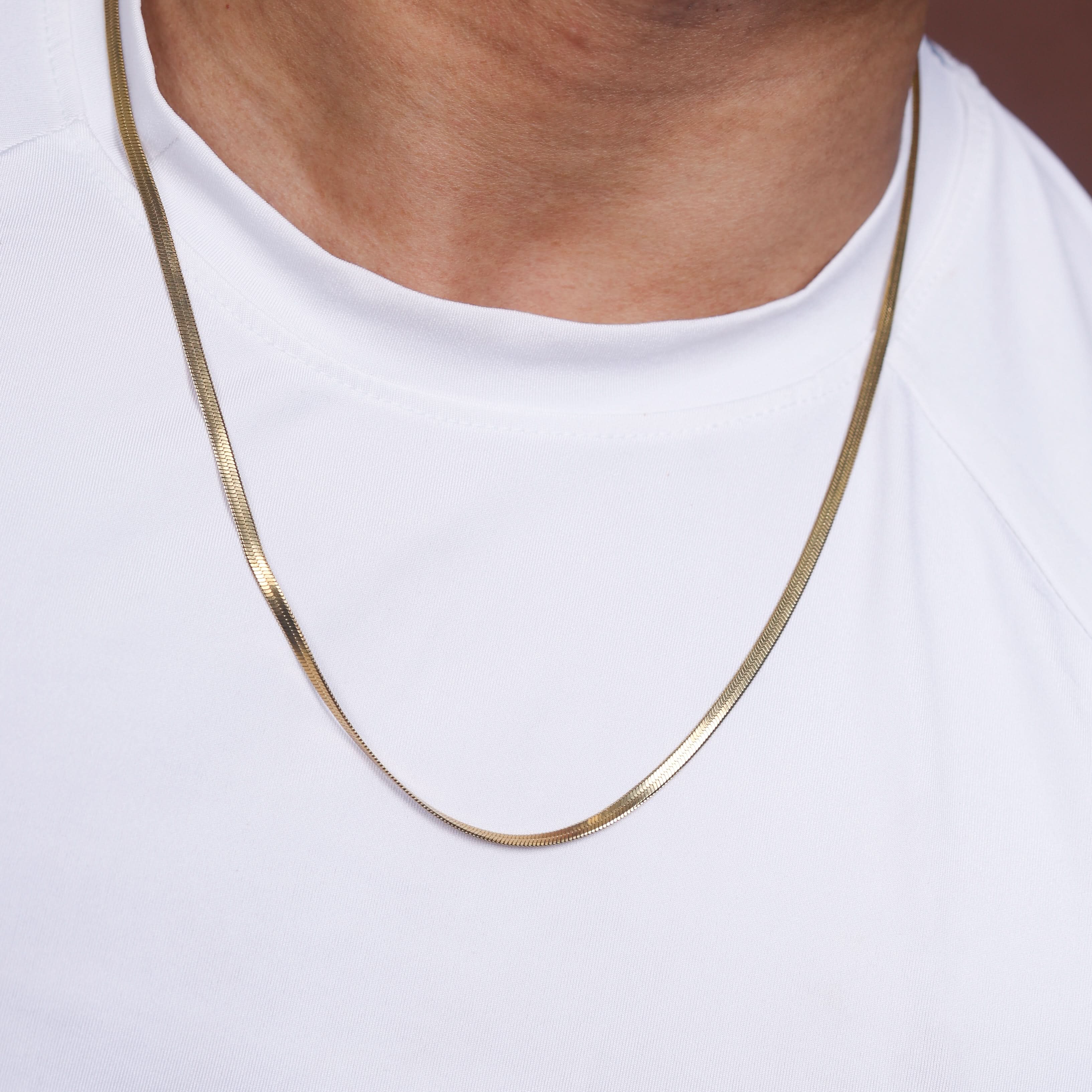 Solara Gold Layered Chain Necklace for Men's & Women