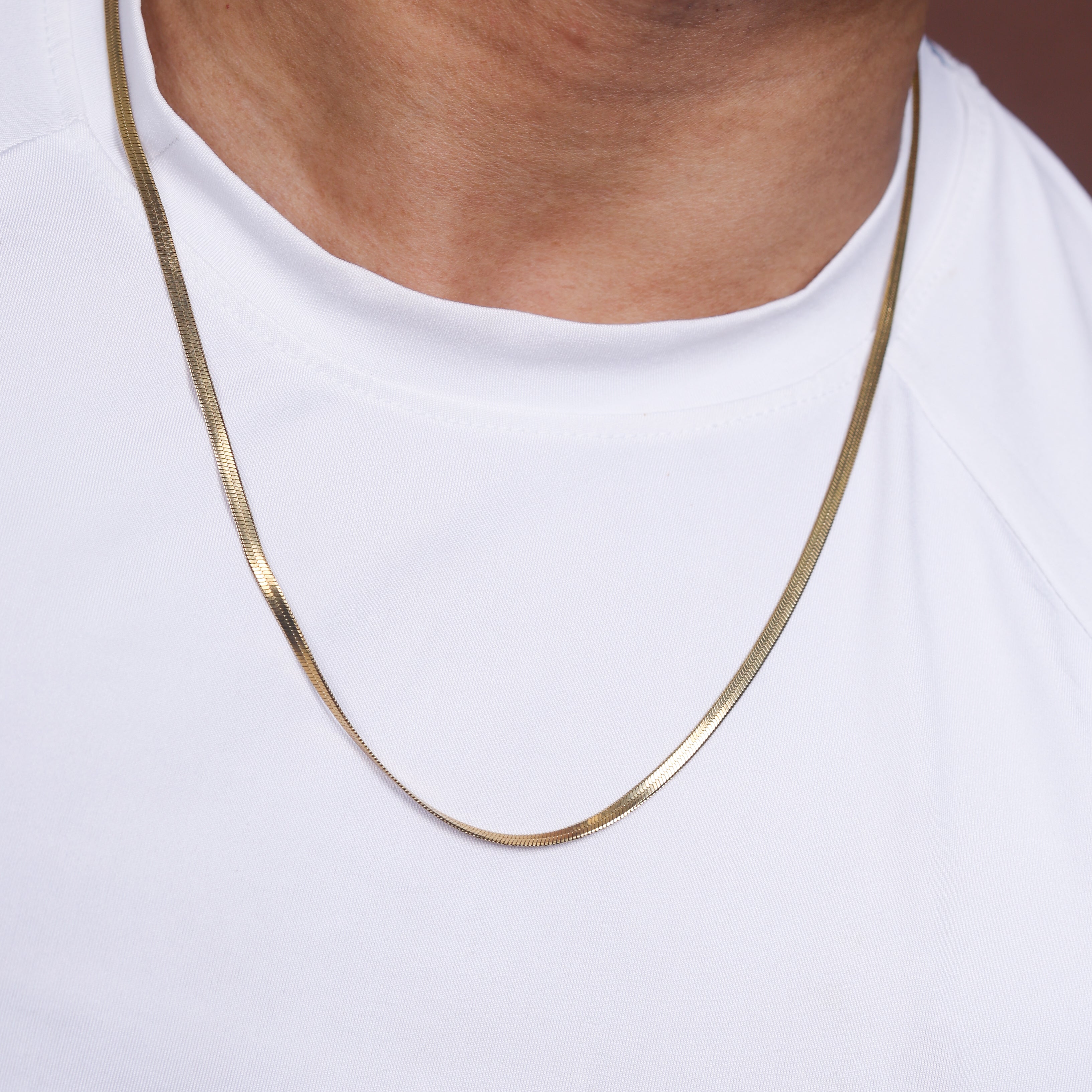 Solara Gold Layered Chain Necklace for Men's & Women