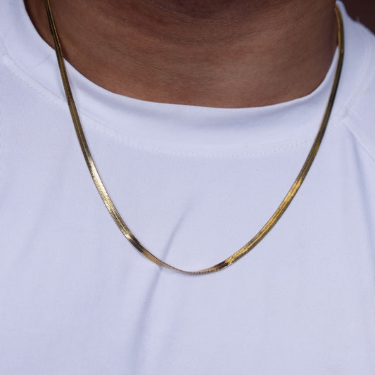 Solara Gold Layered Chain Necklace for Women – Waterproof 18K Gold Plated Jewelry