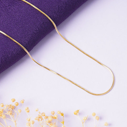 Elegant Gold Snake Chain