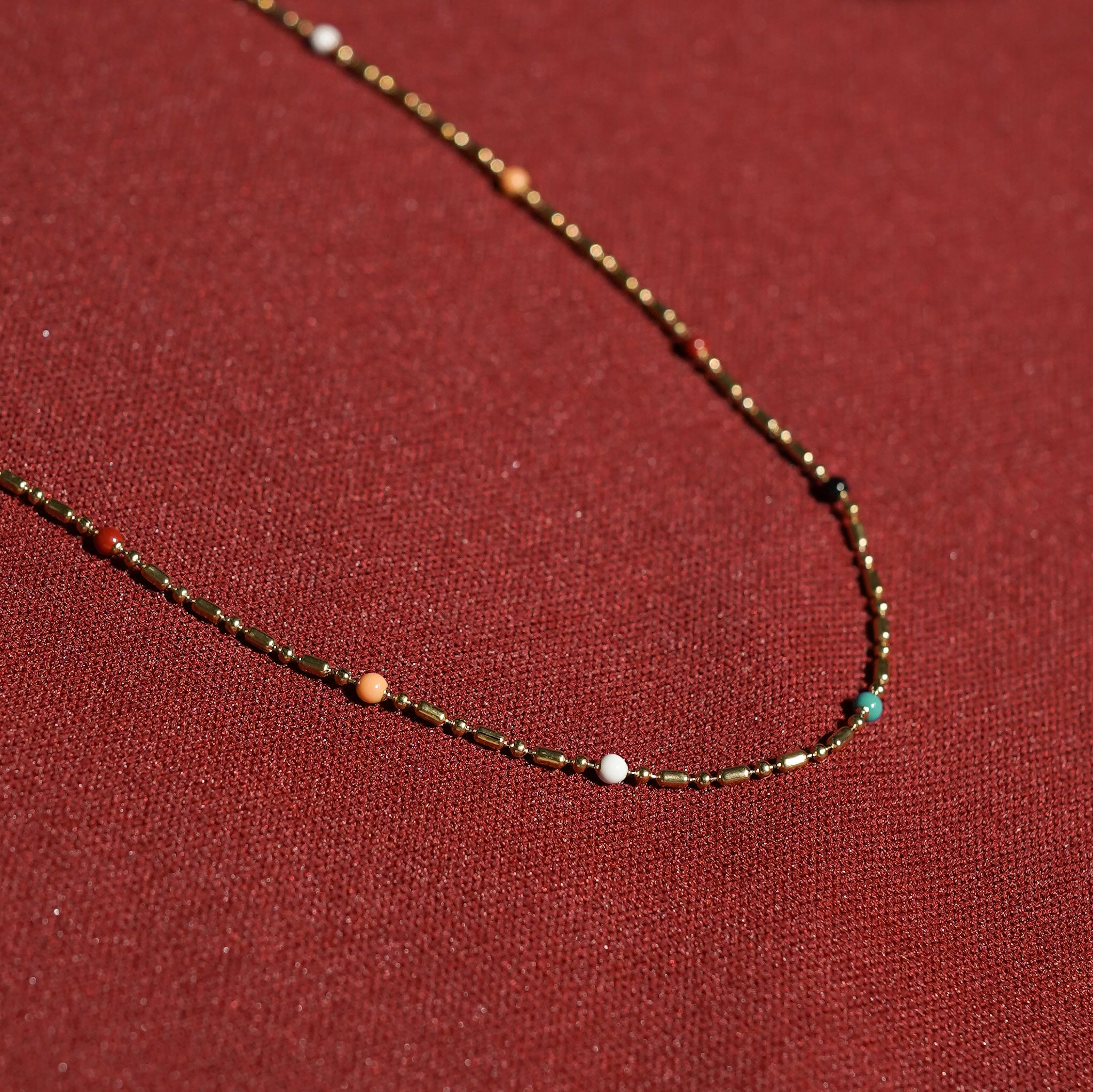 Lunaria Double Ring Chain