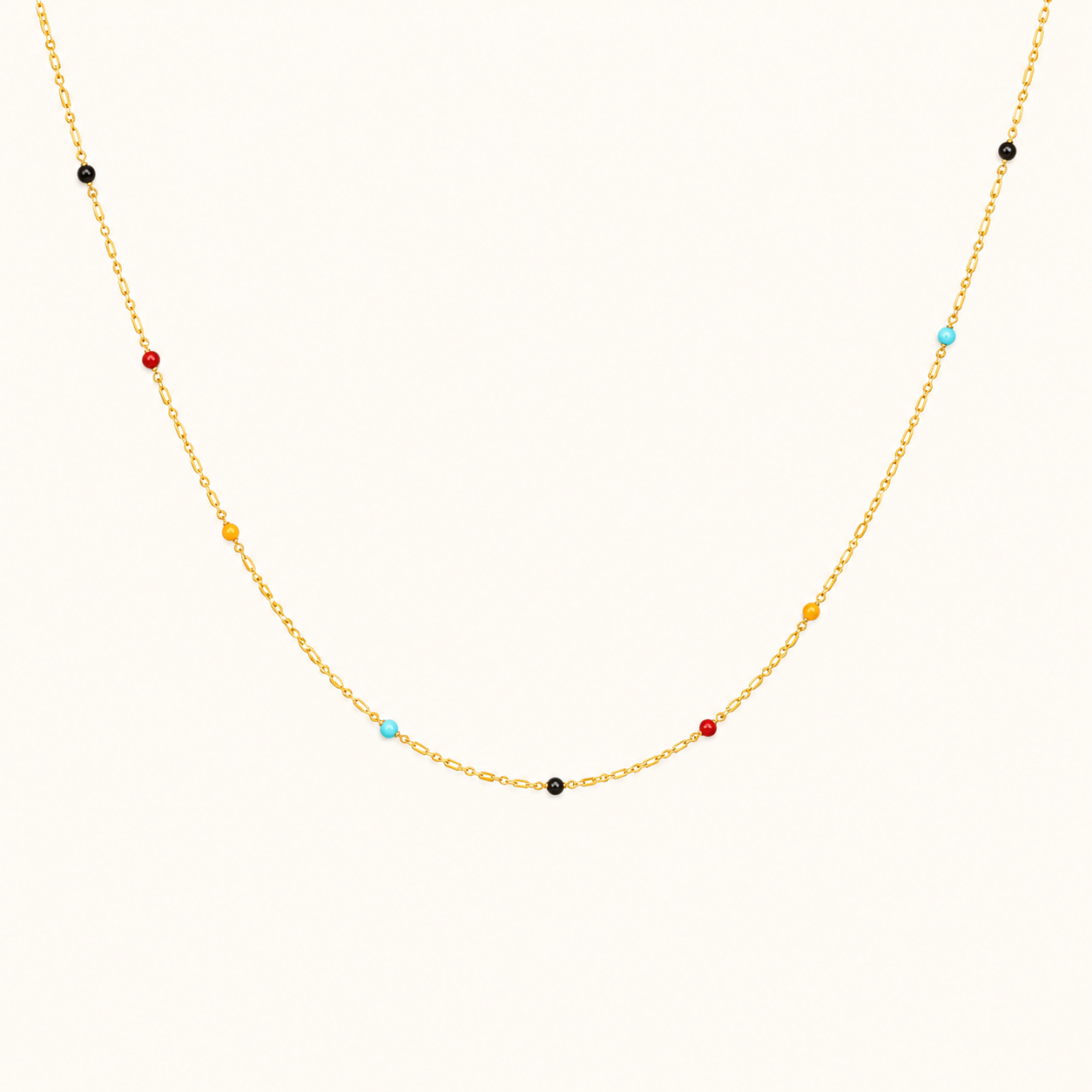 Lunaria Double Ring Chain