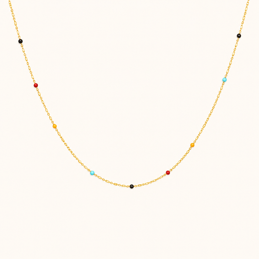 Lunaria Double Ring Chain