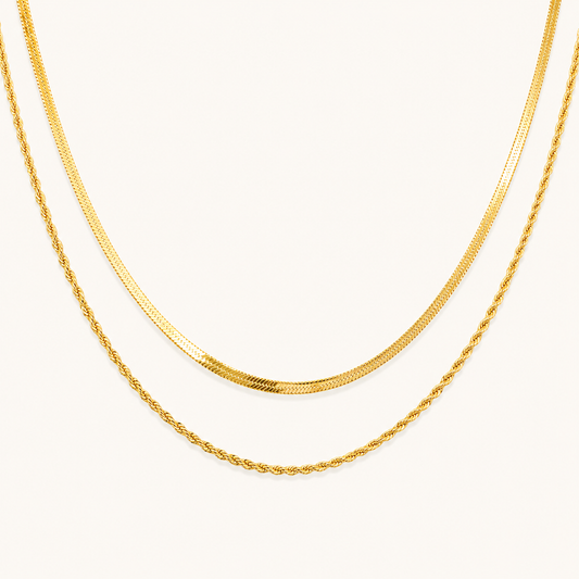 Lumina Twist Layered Necklace