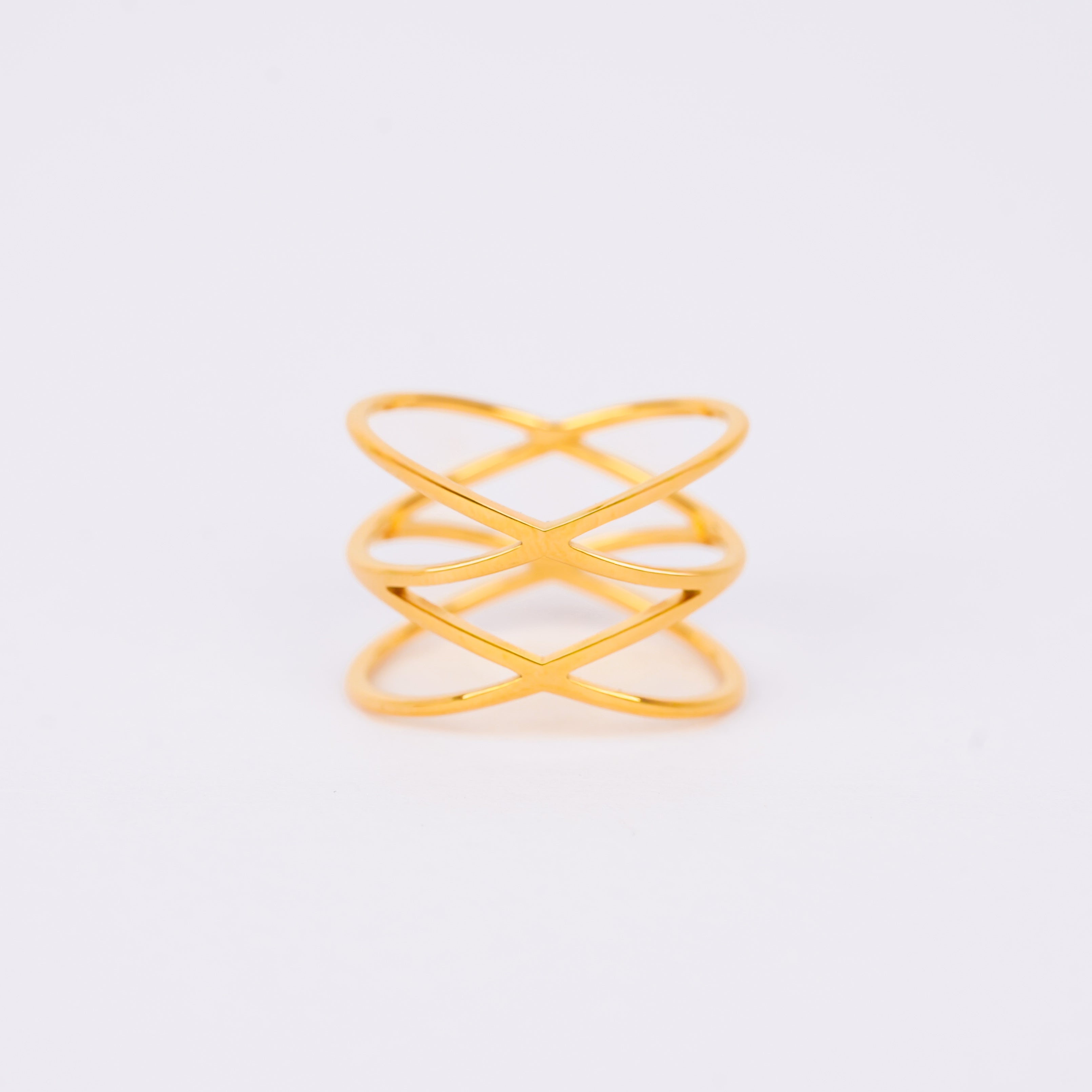 Triple-layered cage ring