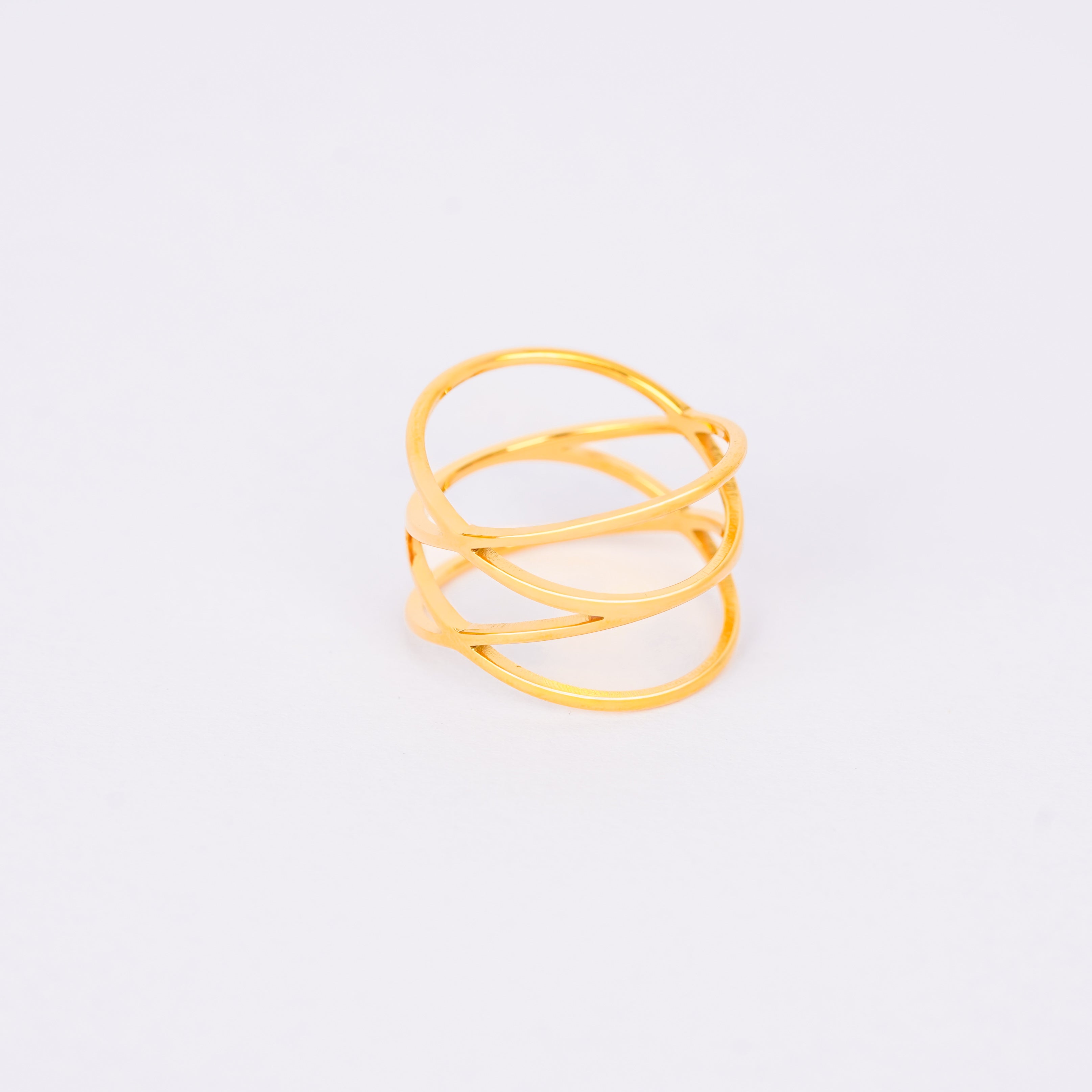 Triple-layered cage ring