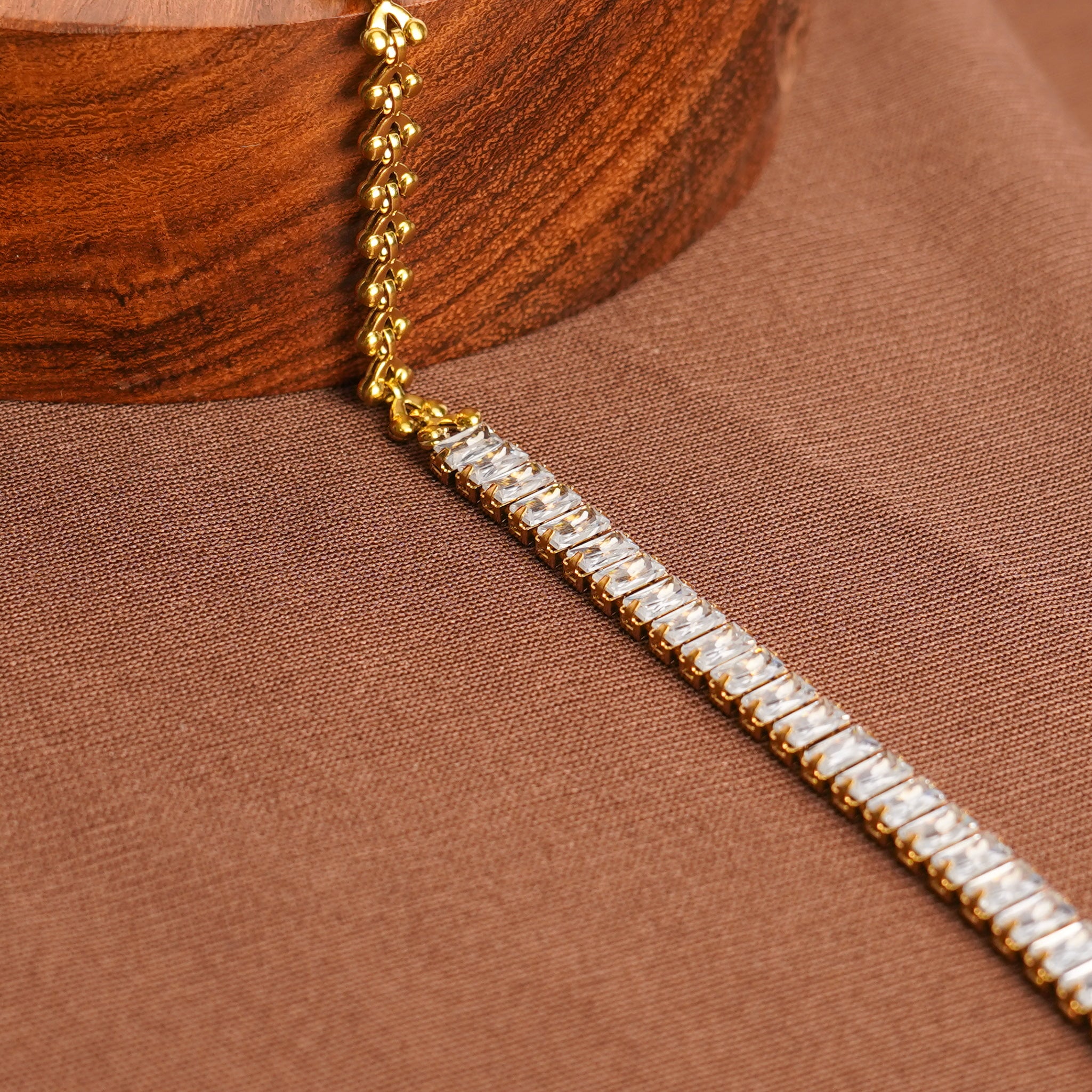 Aura Crystal Link Bracelet