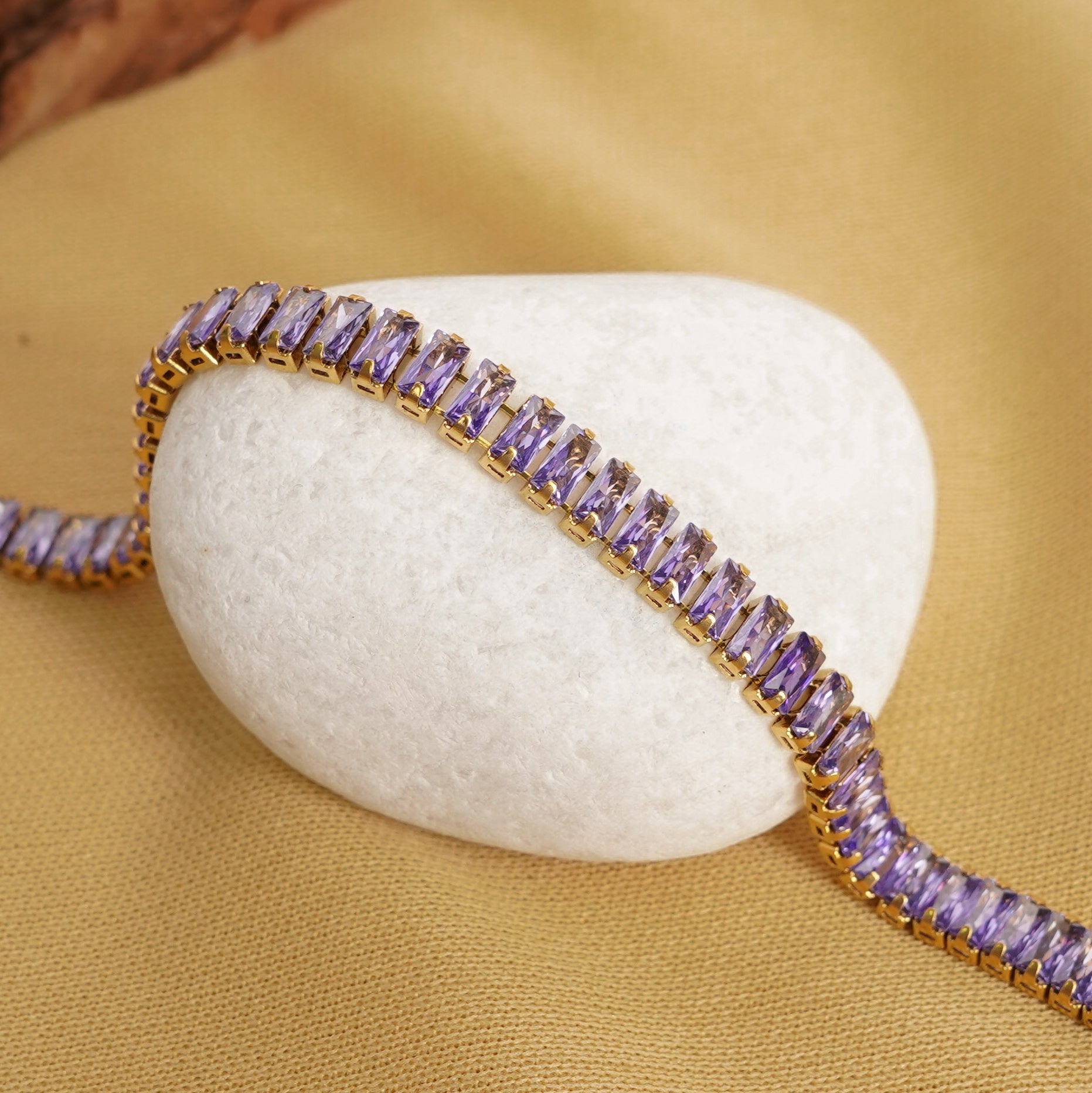 Geometric Gold Bracelet