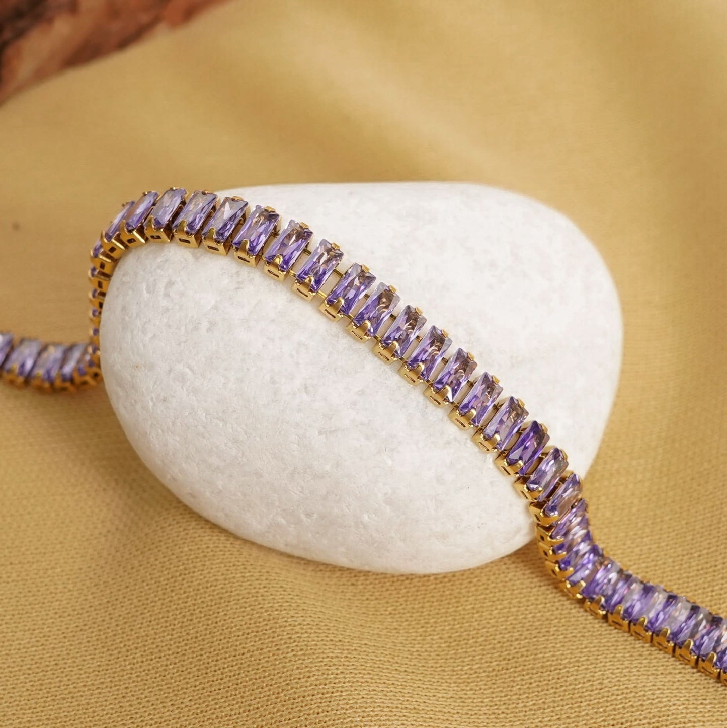 Geometric Gold Bracelet