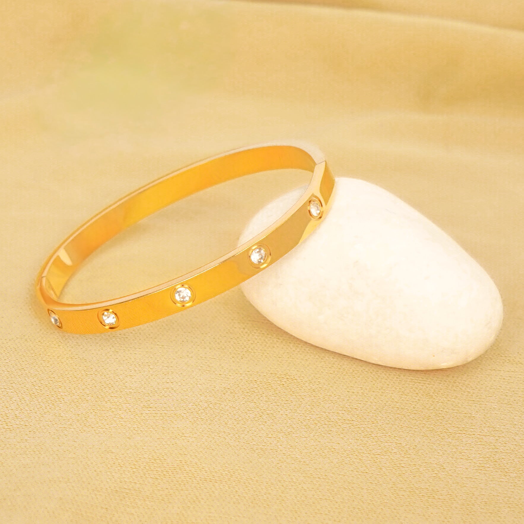 Star & Heart Vintage Bangle
