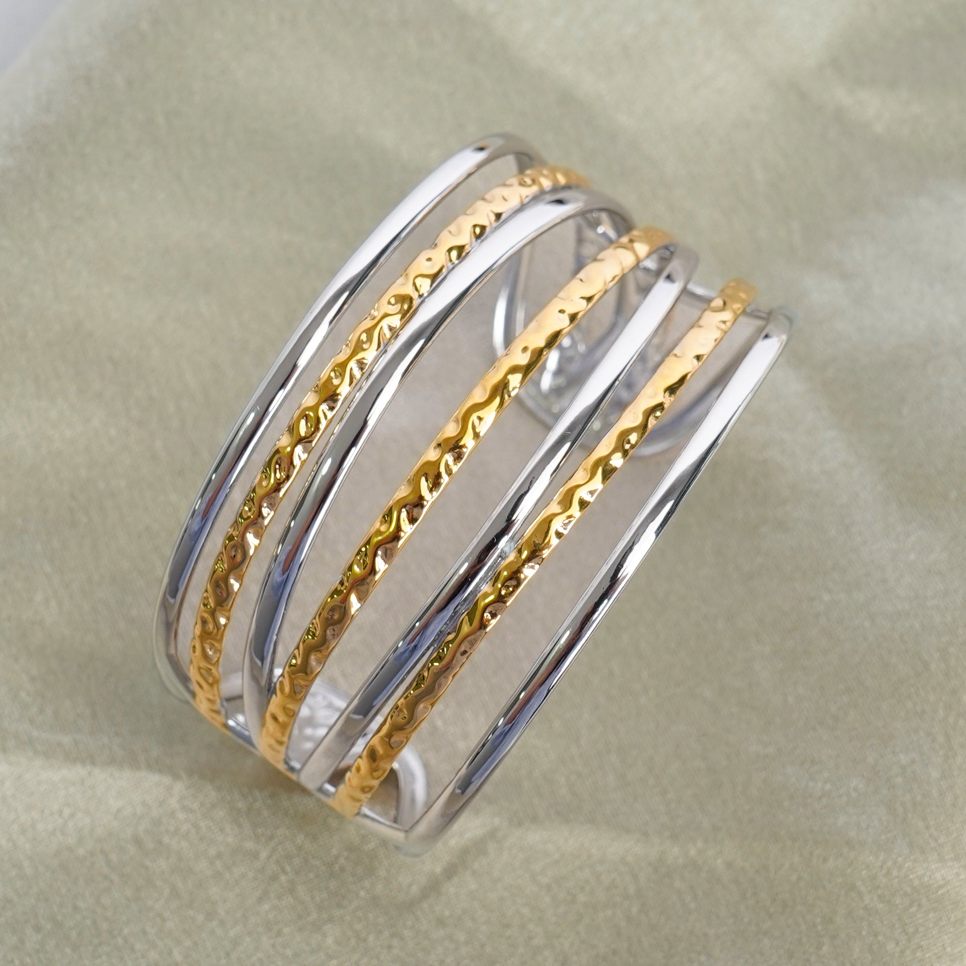 Modern Chic Colorblock Bangle