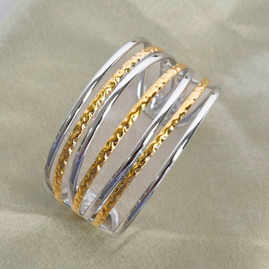 Modern Chic Colorblock Bangle