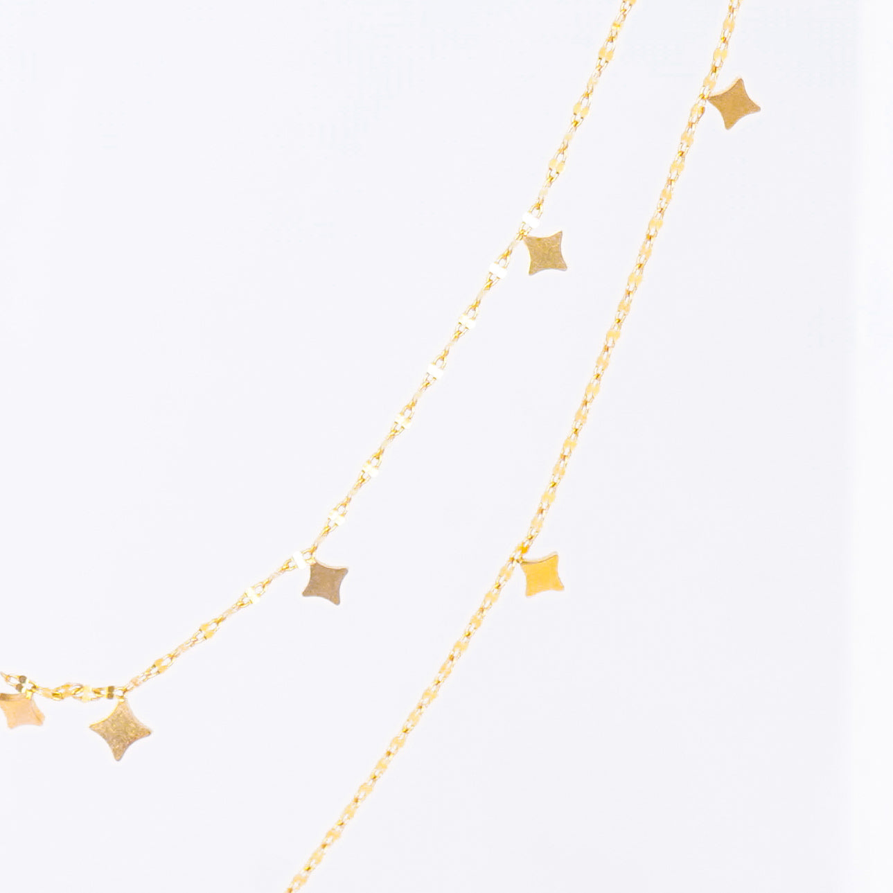 Aura Stack Double Layer Necklace