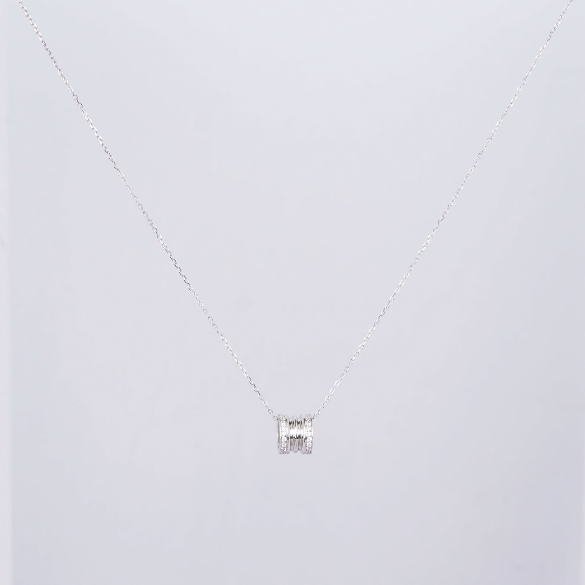 Silver Geometric Collarbone Necklace