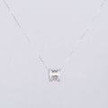 Silver Geometric Collarbone Necklace