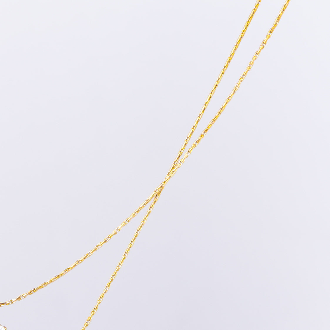 Golden Heart Duo Necklace Set