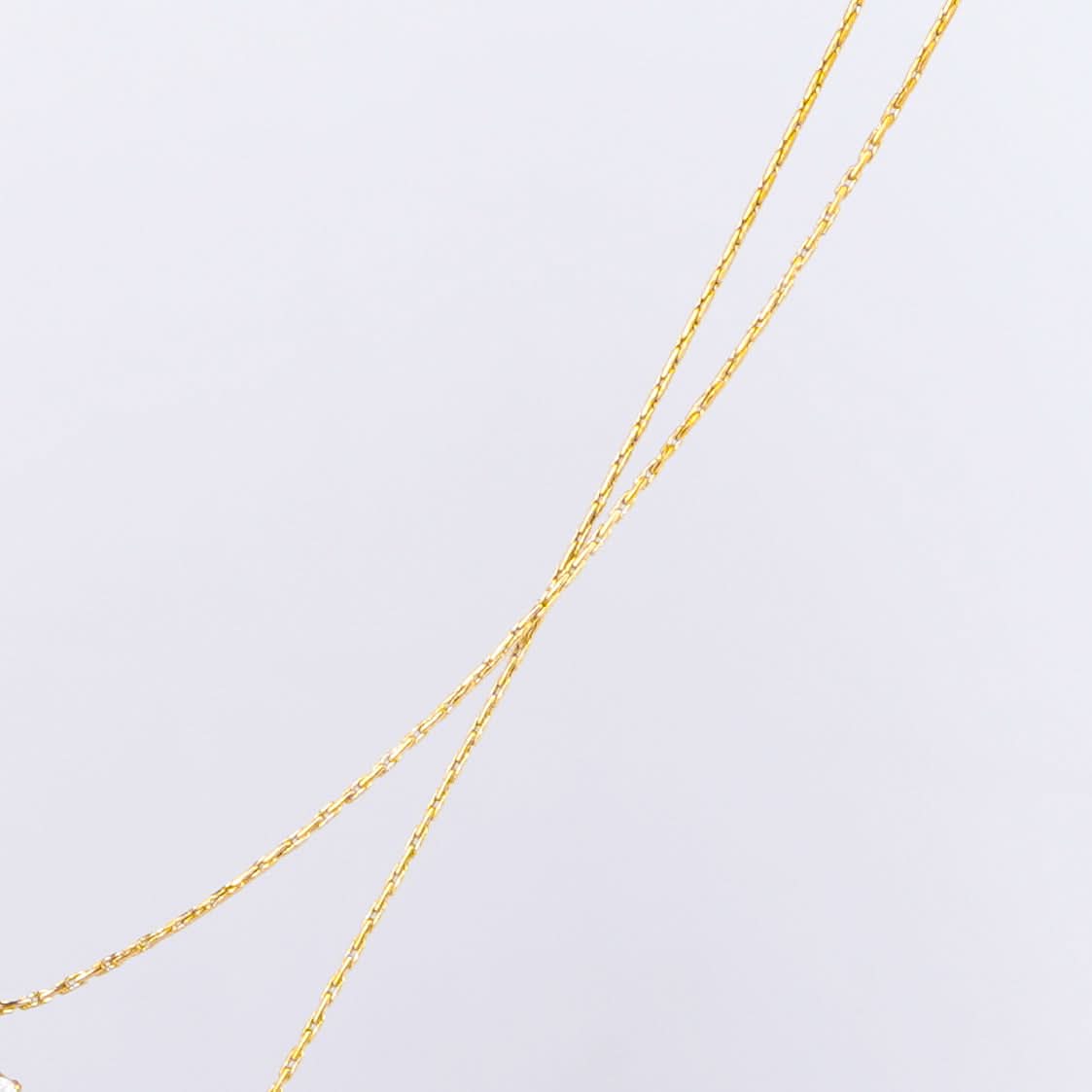 Golden Heart Duo Necklace Set