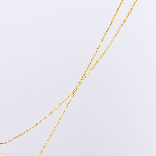 Golden Heart Duo Necklace Set