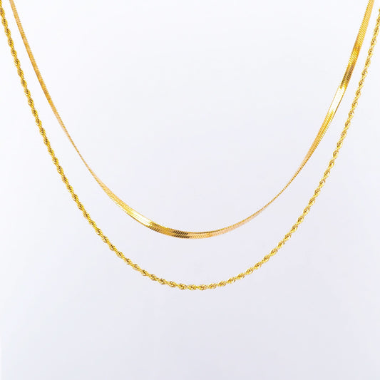 Lumina Twist Layered Necklace