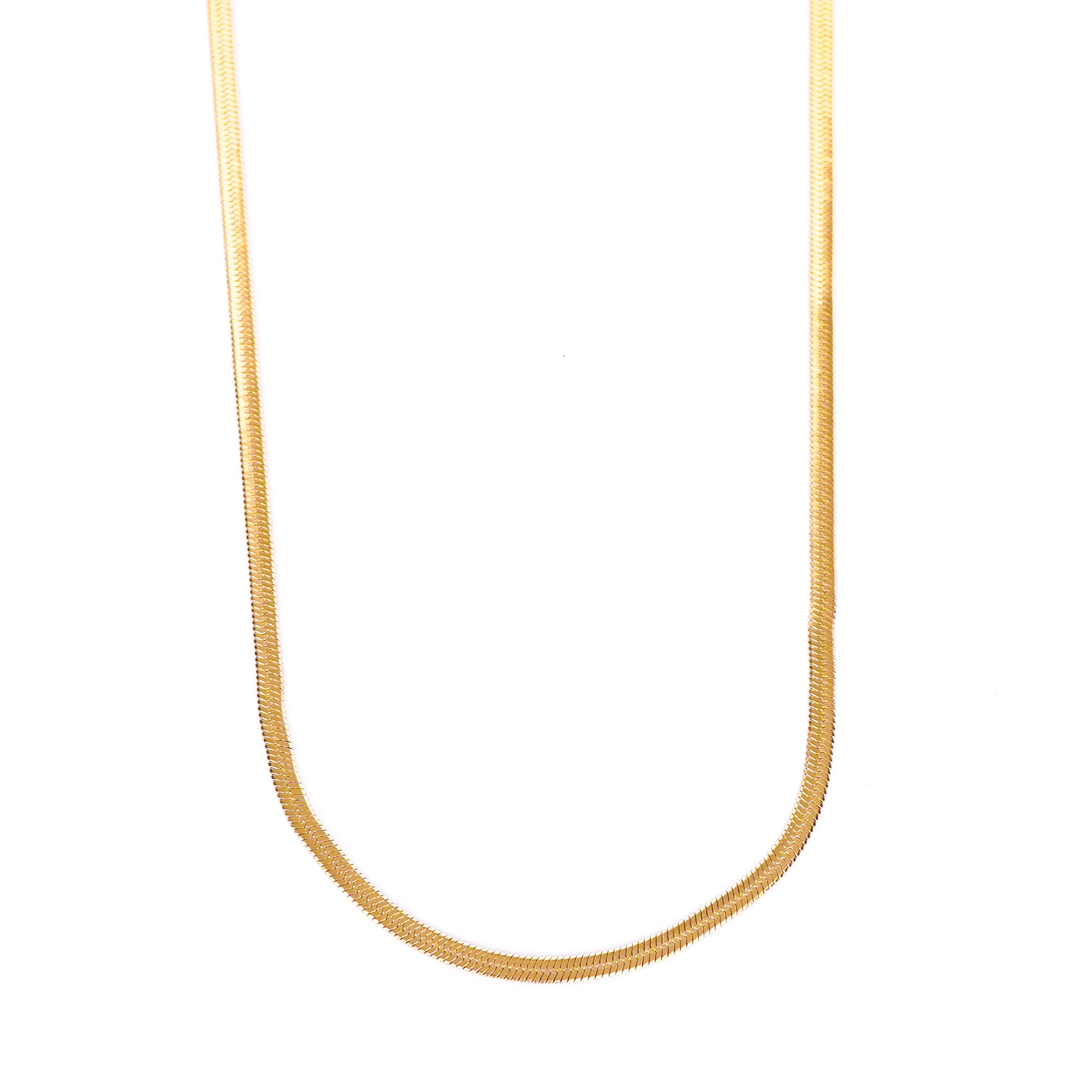 Solara Gold Layered Chain Necklace for Women – Waterproof 18K Gold Plated Jewelry