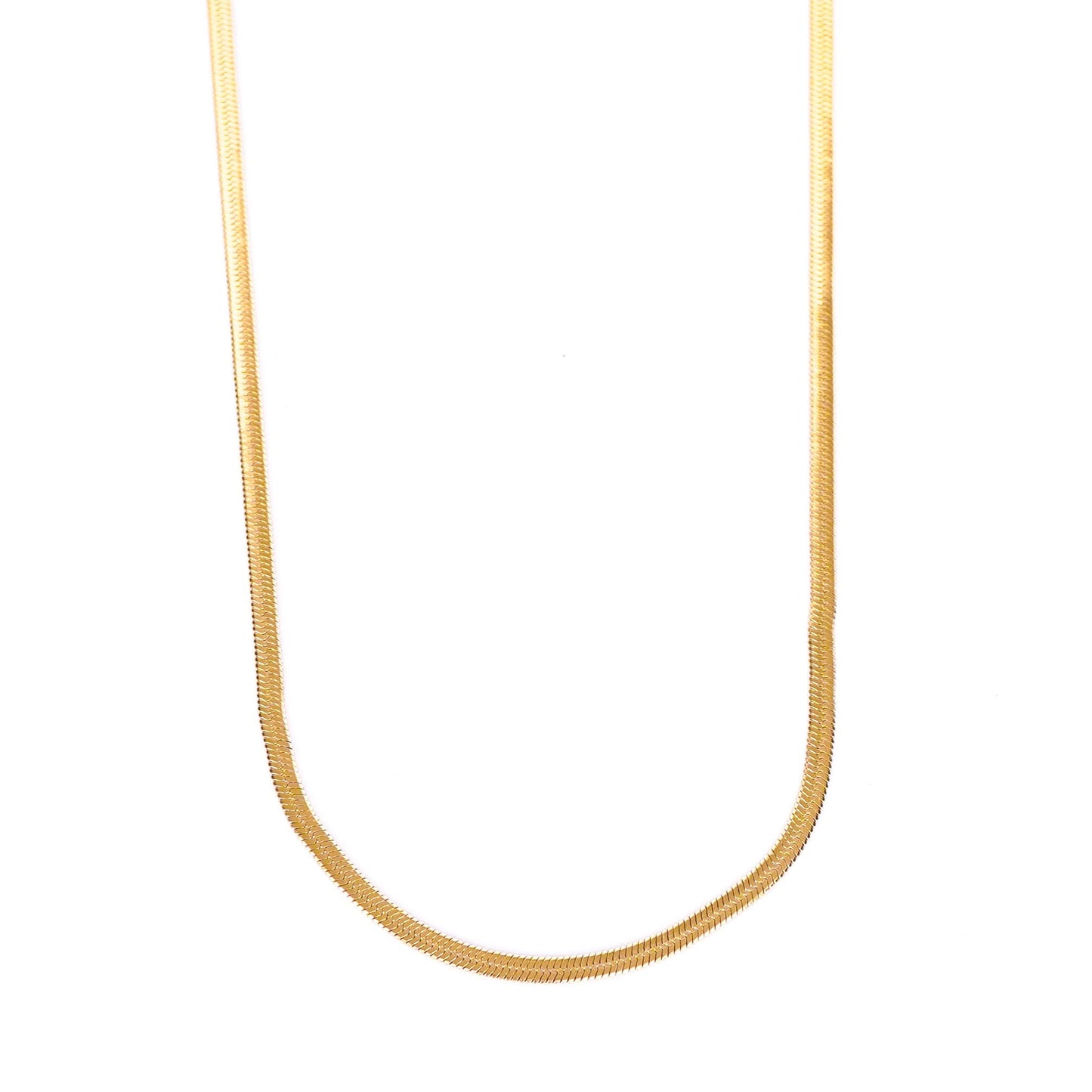 Solara Gold Layered Chain Necklace for Women – Waterproof 18K Gold Plated Jewelry