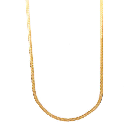 Solara Gold Layered Chain Necklace for Women – Waterproof 18K Gold Plated Jewelry