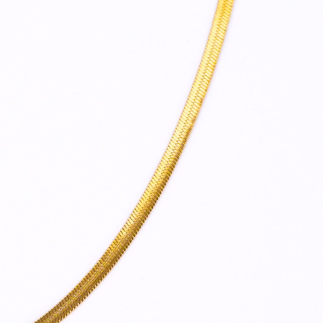 Solara Gold Layered Chain Necklace for Women – Waterproof 18K Gold Plated Jewelry